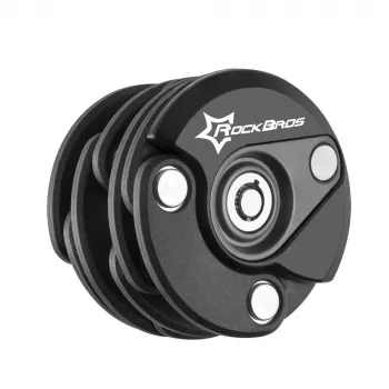 Antifurt U pliabil pentru bicicletă ROCKBROS WL798 - negru
