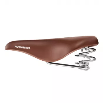 Șa retro confort pentru bicicletă ROCKBROS 6800S – maro