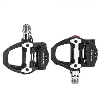 Pedale de șosea cu prindere compatibile SPD-SL Rockbros P602 – negru