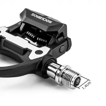Pedale de șosea cu prindere compatibile SPD-SL Rockbros P602 – negru