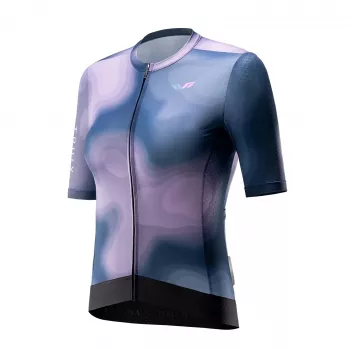 Tricou de ciclism cu mânecă scurtă pentru damă Rockbros TVI, bleumarin, mărimea L