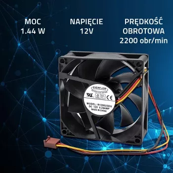 Qoltec Glacial Tech 8025 Case Fan
