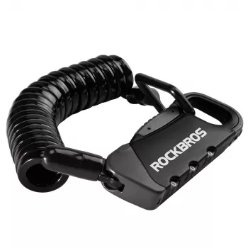 Antifurt cu combinație pentru bicicletă ROCKBROS RBK6N, verde