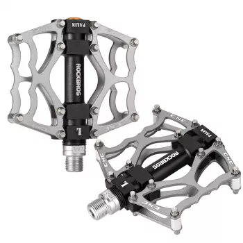 Pedale platformă din aluminiu ROCKBROS JT201012LS - argintiu