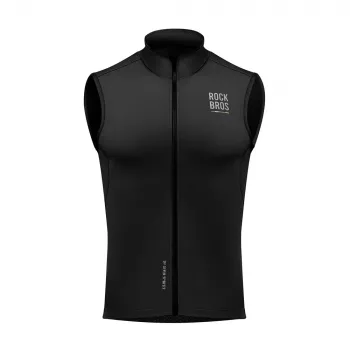 Vestă termică impermeabilă la vânt pentru ciclism ROCKBROS ROAD TO SKY TLMJ002 - negru, mărimea L