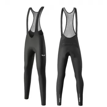 Pantaloni scurți de ciclism cu bretele pentru femei ROCKBROS YDCK005 TVI cu perniță, negru, mărimea L