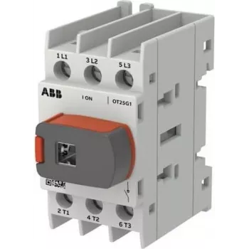 Întrerupător de sarcină ABB OT Plus OT25G1-3BS25 A, ramă G1, 3 poli, cu mâner (1SCA163417R1001)