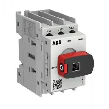 ABB OT Plus OT40G1-3MS40 A 3-Pole 40A Load Break Switch with Direct Handle
