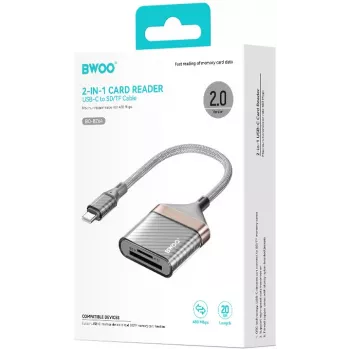 BWOO USB-C Cititor de carduri 2-in-1 SD/TF (BO-BZ64)
