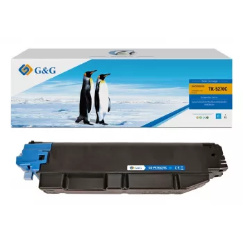 Toner G&G compatibil cu Kyocera TK-5270C