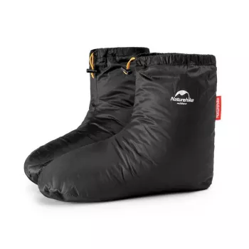 Ghete scurte din puf de gâscă Naturehike NH18S023-T negru Medium