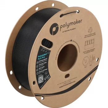Filament pentru imprimantă 3D Polymaker PolySonic High Speed PLA Pro, 1,75 mm, 1 kg, negru