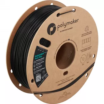Filament pentru imprimantă 3D Polymaker PolySonic High Speed PLA Pro, 1,75 mm, 1 kg, negru