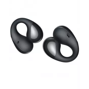 Căști true wireless open-ear cu clips Soundpeats PearlClip Pro cu AI ENC, Bluetooth 5.3, baterie 32h, IPX4, negre