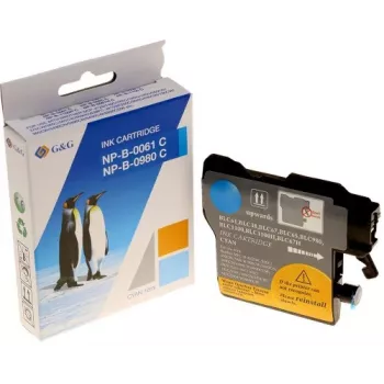 Cartuș de cerneală negru high yield G&G Ninestar compatibil cu Brother LC-980/LC-1100 (XXL, 20 ml, 600 pagini)
