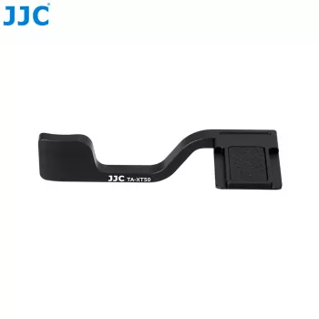 Suport pentru deget JJC TA-XT50 pentru Fujifilm X-T50 – aliaj de aluminiu, montare pe papuc hot-shoe, negru