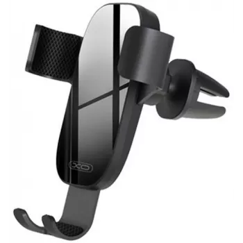 XO C37 Suport de telefon cu gravitație pentru grilă de ventilație auto, negru