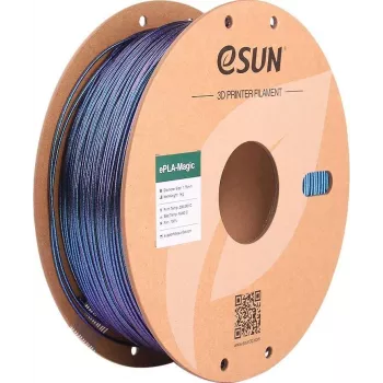 Filament ESUN EPLA-MAGIC 1,75mm Dark Twinkle Blue 1kg - PLA îmbunătățit cu efect sclipitor