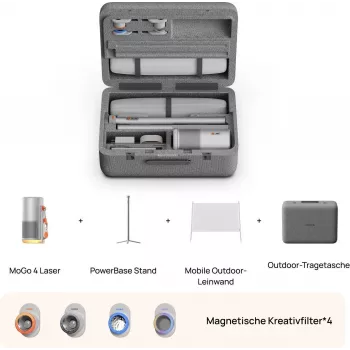 Proiector laser XGIMI MoGo 4 Laser Beamer+ Outdoor Bundle - proiector DLP portabil