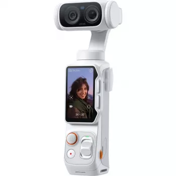 Insta360 Luna Ultra Standard Bundle Pocket Gimbal Camera, Stellar White (LUNA02)