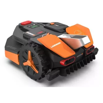 Robot de tuns iarba Worx Landroid WR202E cu navigare inteligentă, 250 m², tăiere până la margine, 20-50 mm, Wi-Fi & Bluetooth, senzor de ploaie, 20V PowerShare