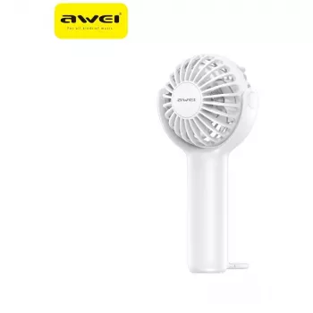 Ventilator de mână AWEI F42, alb