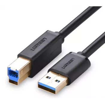 Cablu UGREEN US210 USB 3.0 Type-A la Type-B 1m negru