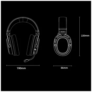 AWEI AT36 Căști over-ear wireless cu microfon, Bluetooth 5.4, Negru