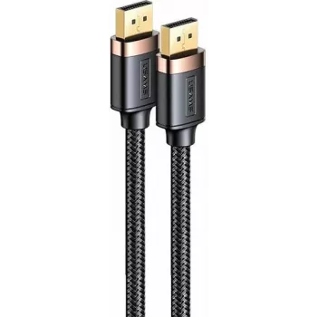 Cablu DisplayPort USAMS 2m 4K U74HD negru SJ531HD01 (US-SJ531)