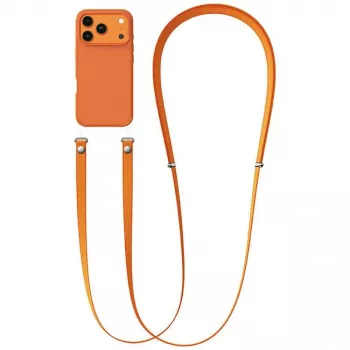 Șnur reglabil pentru telefon USAMS ZB360 1,08-2,08m portocaliu