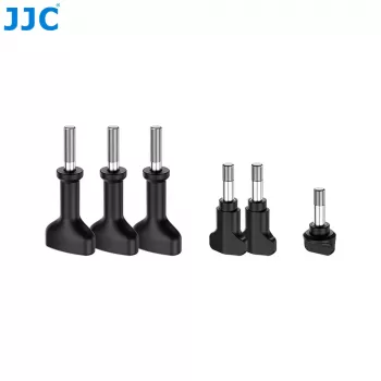 Set șuruburi cu cap striat M5 JJC SK-6 pentru camere de acțiune (pachet de 6, negru)
