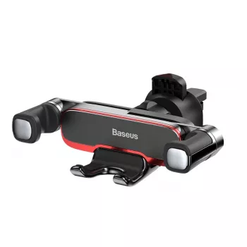 Suport de telefon auto Baseus Lateral Gravity pentru grilă de ventilație - negru