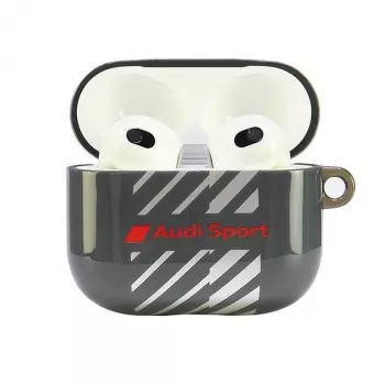 Husă Audi IML Sport AirPods 3 neagră AUS-IMLAP3-RSQ/D1-BK
