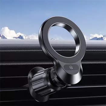 Suport auto magnetic universal USAMS ZJ75 pentru grilă de ventilație - negru