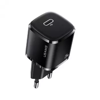 USAMS T36 Mini Încărcător de perete 20W USB-C PD Negru