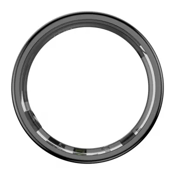 COLMI RING 2 Inel inteligent mărimea 9 Negru - ritm cardiac 24/7, SpO2, temperatură, IP68, baterie 7 zile