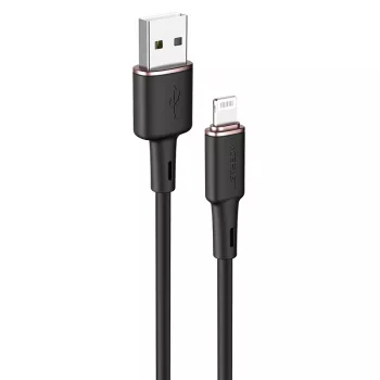 Cablu USB-A la Lightning certificat MFI ACEFAST 1,2 m negru (C2-02)