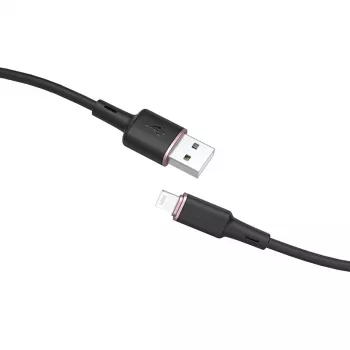 Cablu USB-A la Lightning certificat MFI ACEFAST 1,2 m negru (C2-02)