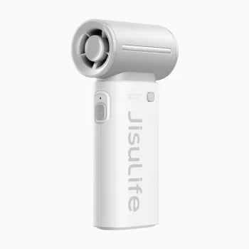 Ventilator portabil USB JISULIFE Handheld Fan Life9 3600mAh cu power bank - gri