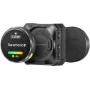 Sistem wireless de microfon pentru 2 persoane Saramonic BLINKME B2 cu ecran tactil, înregistrare integrată, carcasă de încărcare
