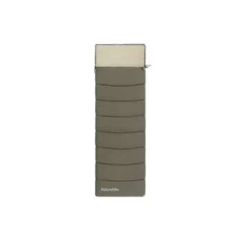 Sac de dormit din puf tip plic Naturehike LD250, verde militar