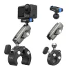 Clemă cu braț magic TELESIN pentru DJI Osmo Action 5 Pro/4/3, Osmo 360, GoPro, Insta360 – S3-HBM-14-TDJ