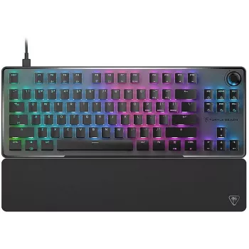 Tastatură gaming mecanică Turtle Beach Vulcan II TKL Pro, neagră, switch-uri liniare, layout US