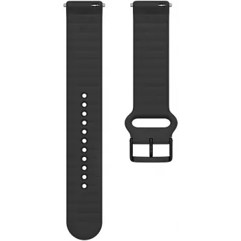 Curea din silicon Polar Ignite 3 20 mm S-L, negru