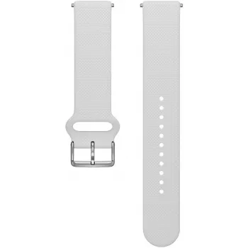 Curea din silicon Polar Ignite 3 20 mm S-L, alb