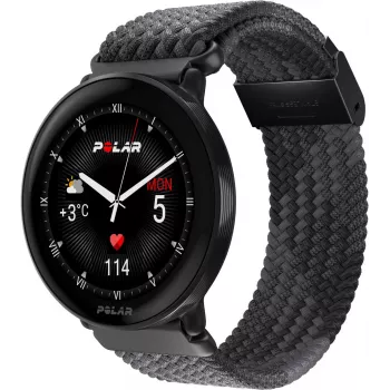 Curea Polar Ignite 3 S-L, negru/negru împletit (900111828)
