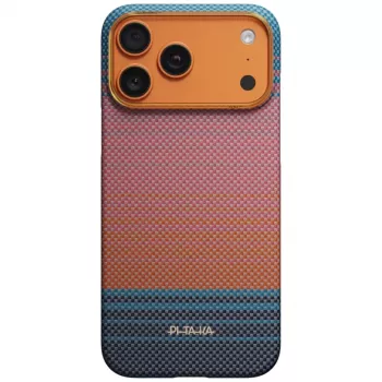 PITAKA Edge Case California Dream 04 Sunset for iPhone 17 Pro Max – Ultra-Thin Aramid Fiber MagSafe Back Cover