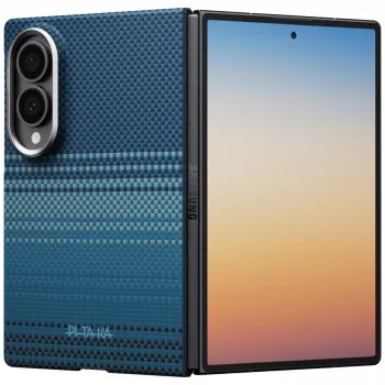 PITAKA Edge Case for Samsung Galaxy Z Fold 8 - Moonrise - 1500D Aramid Fiber, MagSafe Compatible, Ultra-Slim Snap-On Cover