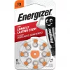 Baterii pentru aparate auditive Energizer zinc-aer mărimea 13 (AZ13DP8 TL8)