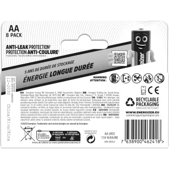 Energizer Everyday AA/LR6 Baterii alcaline (DHP8)